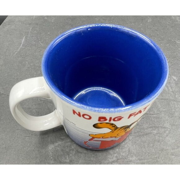 Vintage Garfield Coffee Mug No Big Fat Deal 50 Years Old Cup 1978 Jim Davis - Picture 3 of 6